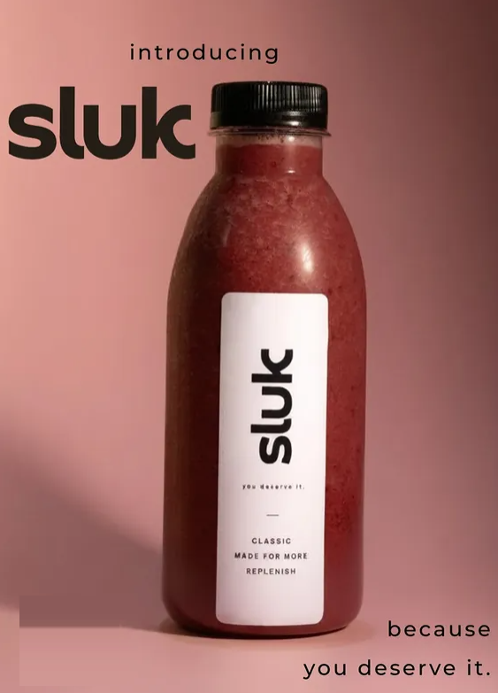 Instagram post: introducing sluk, because you deserve it