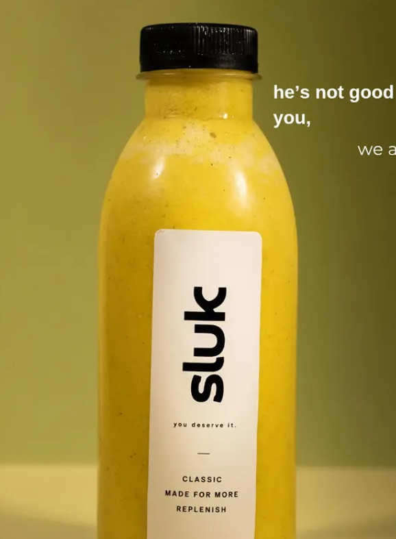 Instagram post: he's not good for you, we are