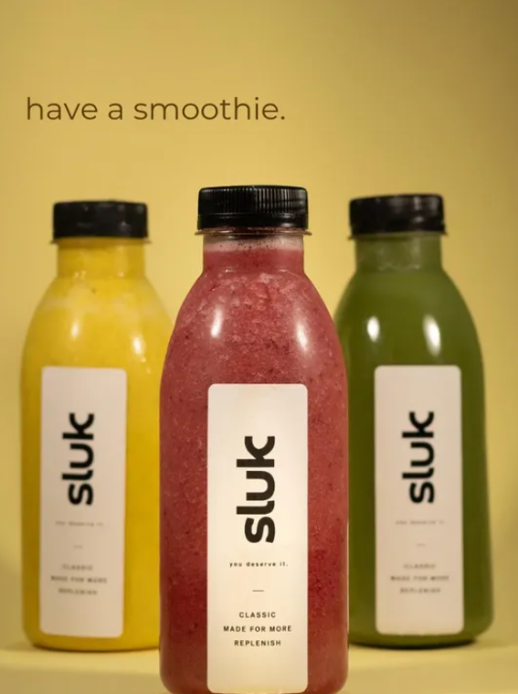 Instagram post: have a smoothie – three sluk bottles